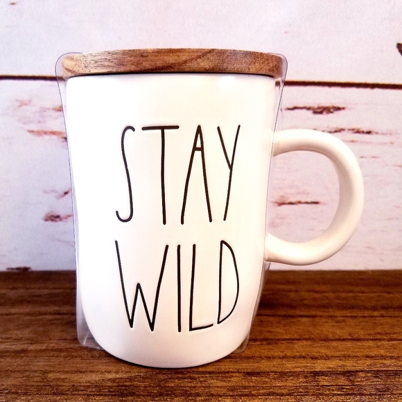 Rae Dunn Other - Rae Dunn "STAY WILD" Mug & Coaster